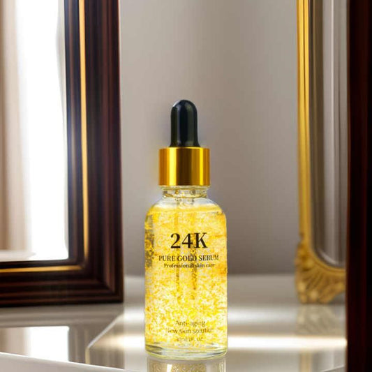24K Gold Face Serum improves Dullness Reduces fine lines (30 ml) Pack of 1