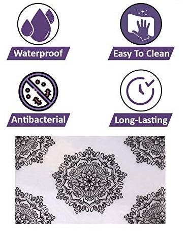 Fridge Mat- PVC Printed Fridge Mats(Pack of 3)