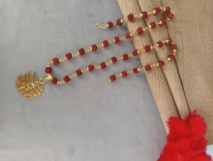 Luxurious Men's Gold Plated Pendant With Chain Vol 3