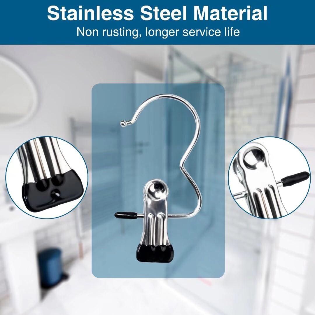 Laundry Hook Boot Hanging Hold Clips  Pack of 10