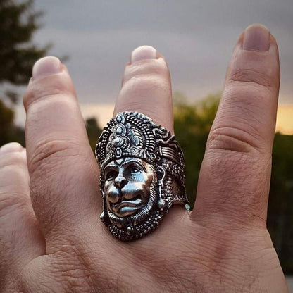 Hanuman Ring Sterling Silver