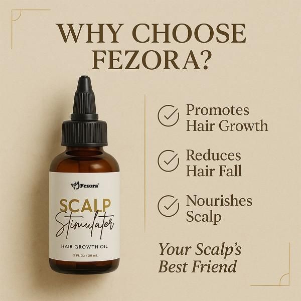 Fezora Scalp Care Hair Oil for Itchy Scalp