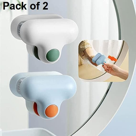 Glass Cleaner- T-Shaped Descaling Glass Brush, Bathroom Toilet Glass Mirror Wiper,Cleaning Brush( Pack of 2)