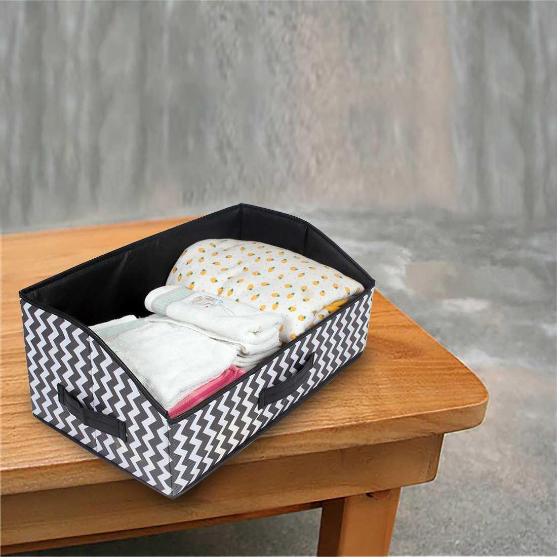 Organizer-Trapezoid Design Shelf organizer Basket (Pack of 1)