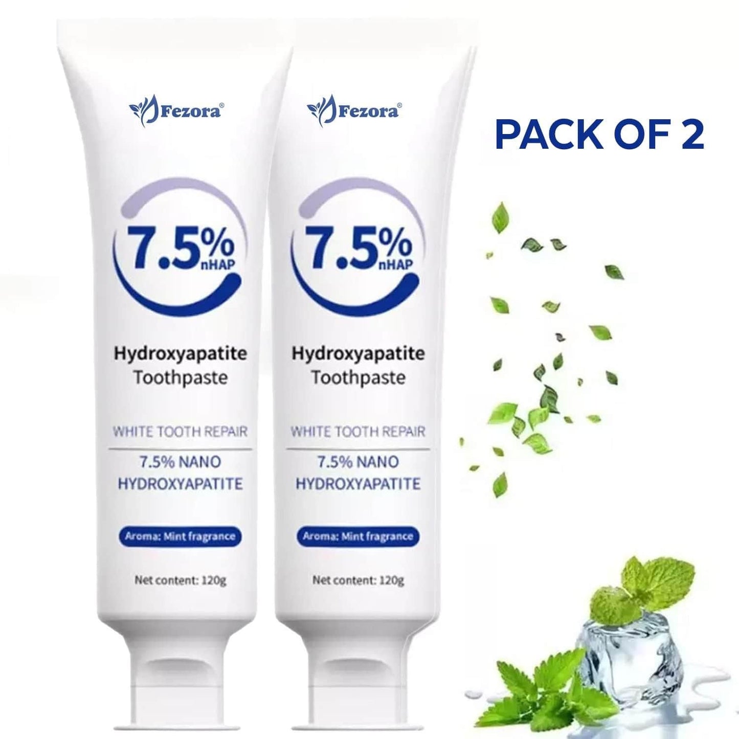 Fezora Hydroxyapatite Toothpaste Pack of 2