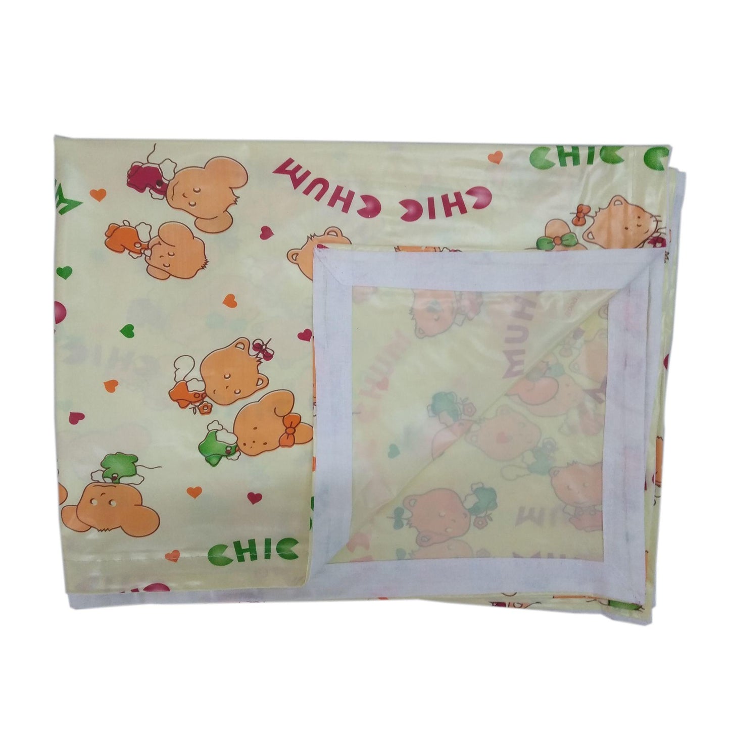 Love Baby Soft Bed Sheet Plastic