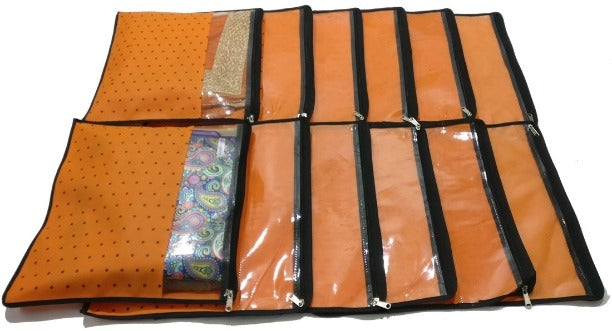 Polka Dots Saree Organizers (Pack of 12)