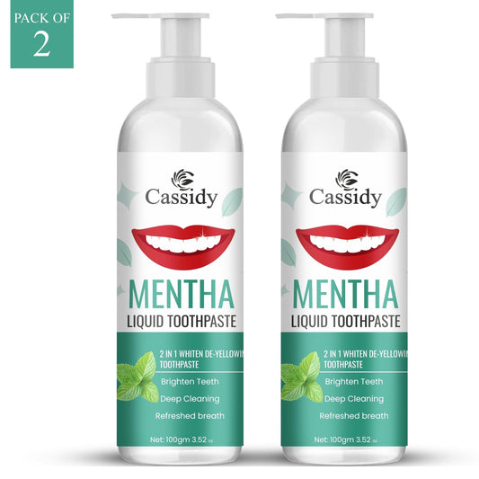 Mentha Liquid Toothpaste 200gm Pack of 2