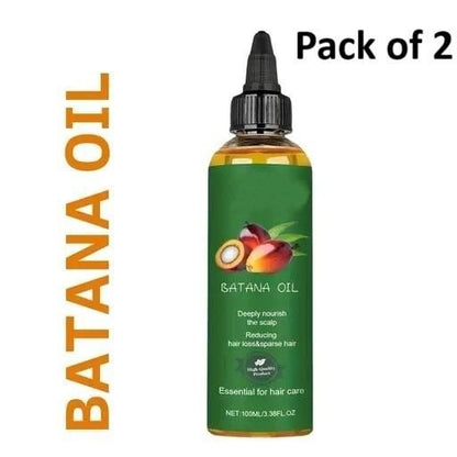 Organic Raw 100% Pure & Natural Batana Oil for Hair Growth (Pack of 2)