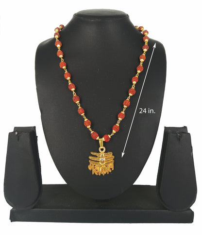 Luxurious Men's Gold Plated Pendant With Chain Vol 3