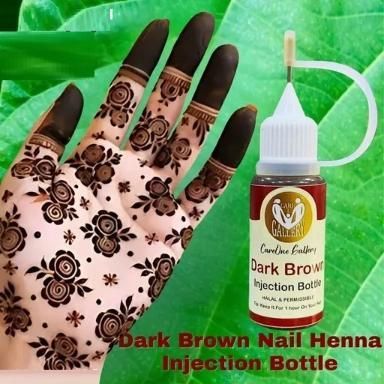 Instant Nail Injection Henna Mehendi Bottle 10ml