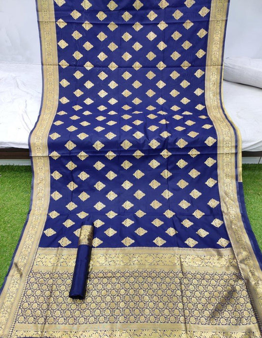 Delicate Cotton Silk Jacquard Work Saree