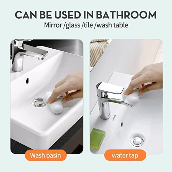 Glass Cleaner- T-Shaped Descaling Glass Brush, Bathroom Toilet Glass Mirror Wiper,Cleaning Brush( Pack of 1)