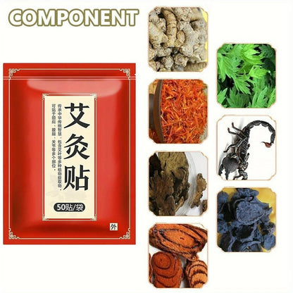 Herbal Heat Pain Relief Patches (Pack of 10)