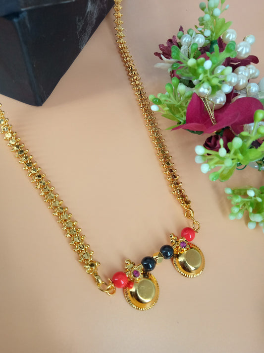 Trendy Gold Plated Mangalsutra