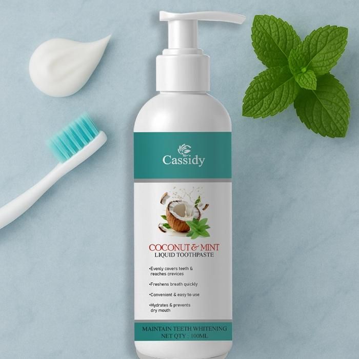 Cassidy Coconut & Mint Liquid Toothpaste 100ML