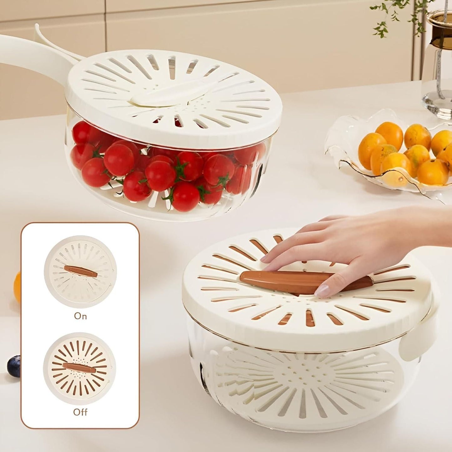 Fruit and Vegetable Washing Bowl