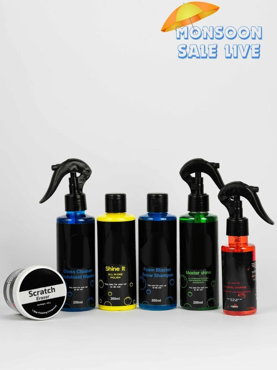 Complete Car Care Kit 200ml Each