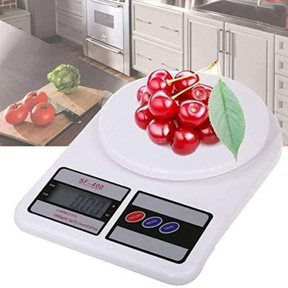 Electronic Digital 1Gram-10 Kg Weight Scale LCD , Kata, Weight Machine Weighing Scale, Fruits, Shop, Food, Vegetable, for Grocery (Adaptor Included)