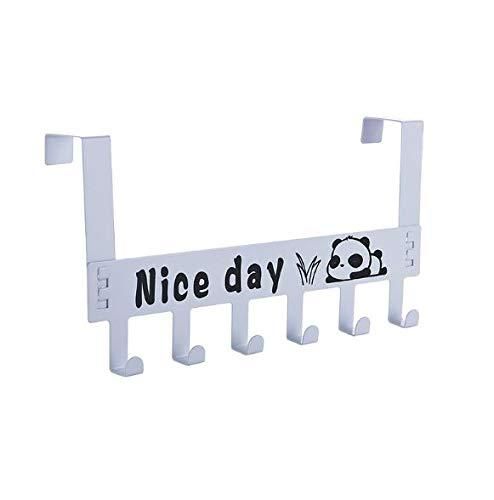 Hook Hanger-6 Hooks Hanger Over The Door Hook Hanger