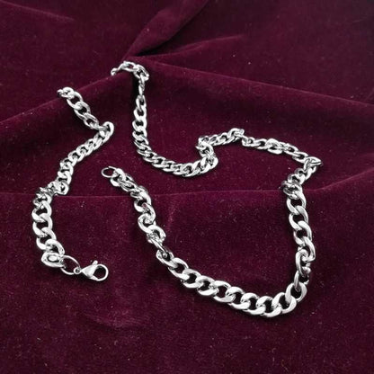 Delicate Men's Silver Plated Chain
