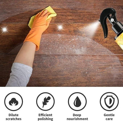 BD Natural Micro-Molecularized Beeswax Spray, Furniture Polish and Cleaner for Wood 120ML (Pack of 2)