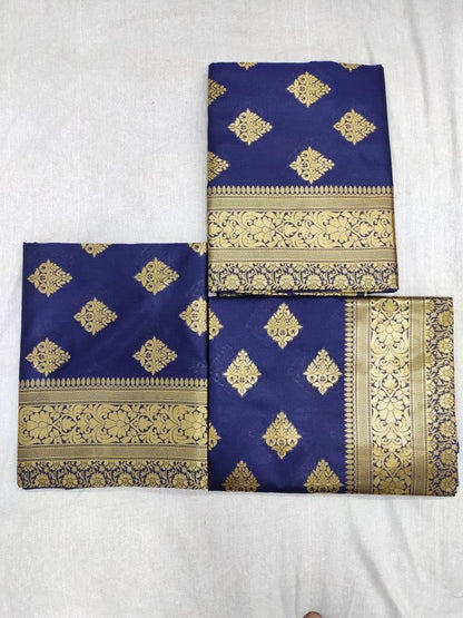 Delicate Cotton Silk Jacquard Work Saree