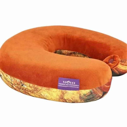 Neck Pillows - U Shape Printed Travel Neck Pillow