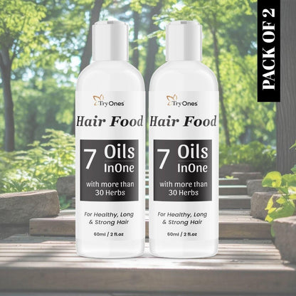 Hair Food 7 Oils InOne with more than 30 Herbs 120ml Pack of 2